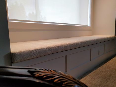 Custom Window Seat Cushions and Bay Seat Cushions by United Upholstery