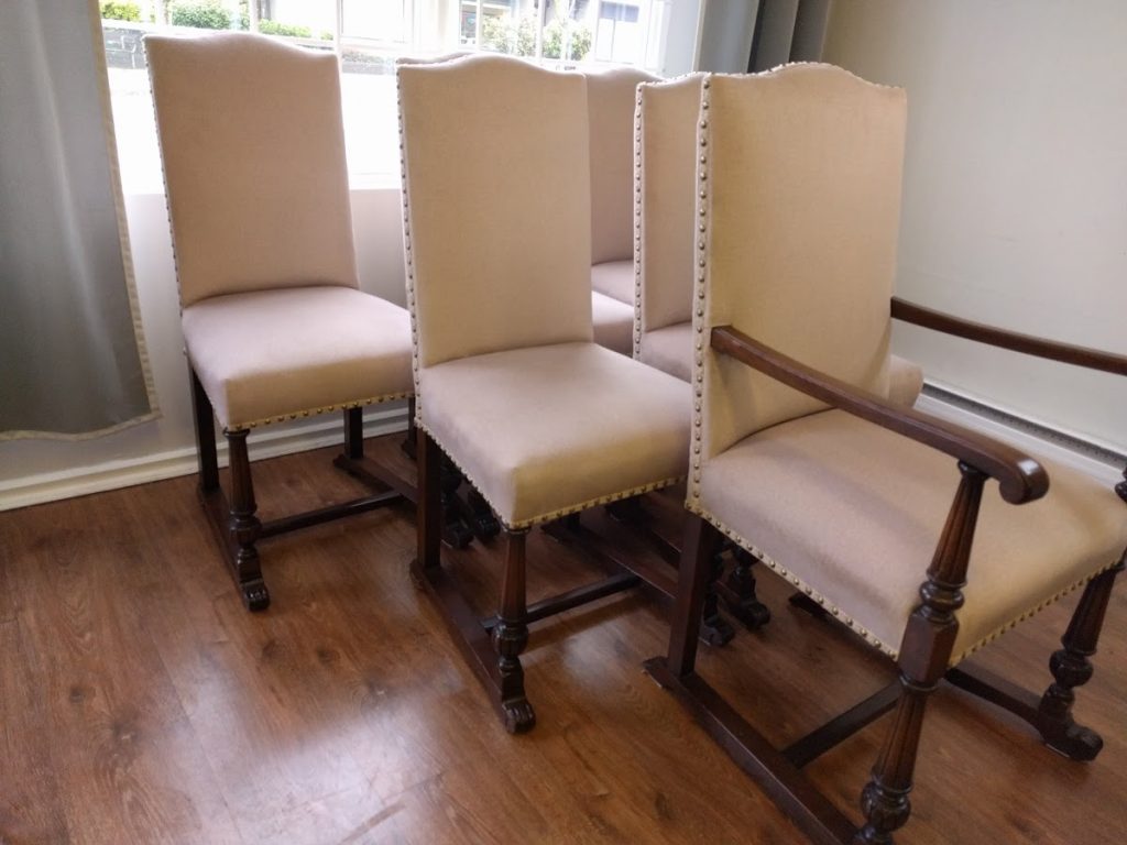 Dining Room Chair Repair and Reupholstery