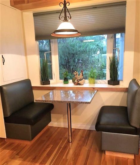 Kitchen Booths Reupholstered by United Upholstery