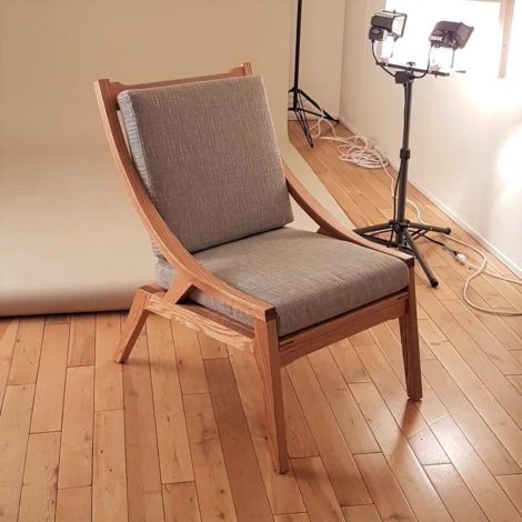 Custom Teak Chair Cushions Upholstered by United Upholstery