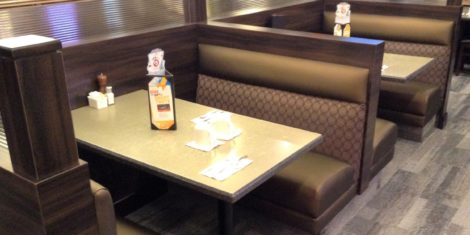 Restaurant and Bar Booth and Banquettes Upholstered, Reupholstered, and Recovered by United Upholstery